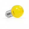 LED VISION-EL AMPOULE LED E27 BULB G45 1W JAUNE BLISTER X 2