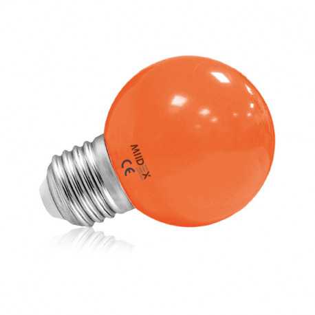 VISION-EL AMPOULE LED E27 ORANGE BULB 1W 6000K BLISTER X 2
