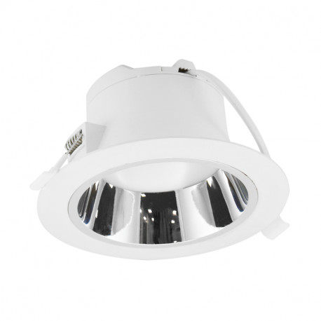 VISION-EL LED DOWNLIGHT BLANC/ARGENTE ROND DIAM 150mm 15W 6000K BASSE LUMINANCE