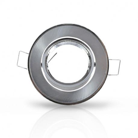 VISION-EL SUPPORT PLAFOND ROND ORIENTABLE ARGENT Ø86 MM