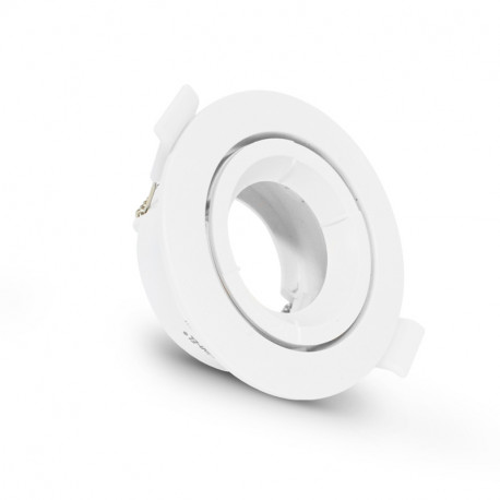 VISION-EL SUPPORT PLAFOND ROND ORIENTABLE BLANC Ø90 MM