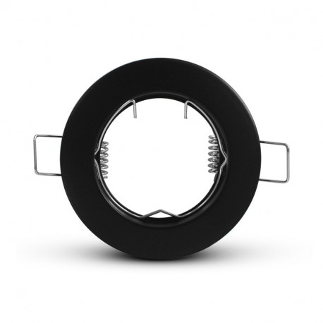 SUPPORT PLAFOND ROND NOIR Ø78 MM