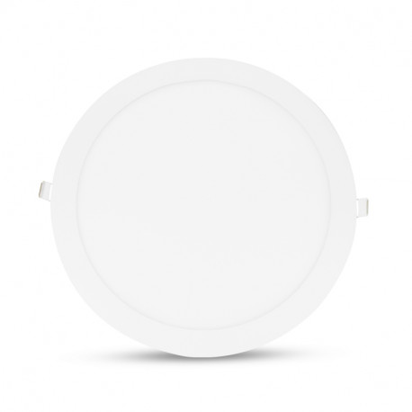 LED PLAFOND DIAM 225 18 W 6000°K ALU BLANC