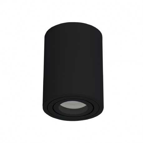 VISION-EL SUPPORT DE SPOT SAILLIE GU10 (SANS AMPOULE) CYLINDRE NOIR