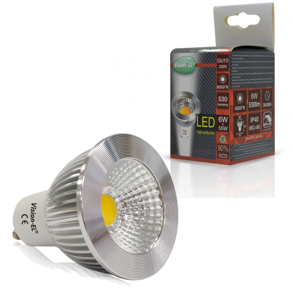 AMPOULE LED GU10 6W 6000K