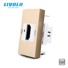 Livolo Socket HDMI GRAY