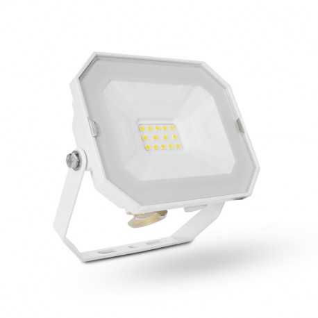 MIIDEX PROJECTEUR EXTÉRIEUR LED PLAT BLANC 10W 4000K SANS CÂBLE