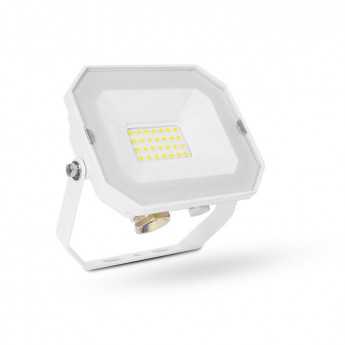MIIDEX PROJECTEUR EXTÉRIEUR LED PLAT BLANC 20W 4000K SANS CÂBLE