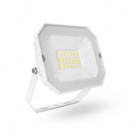 MIIDEX PROJECTEUR EXTÉRIEUR LED PLAT BLANC 30W 4000K SANS CÂBLE