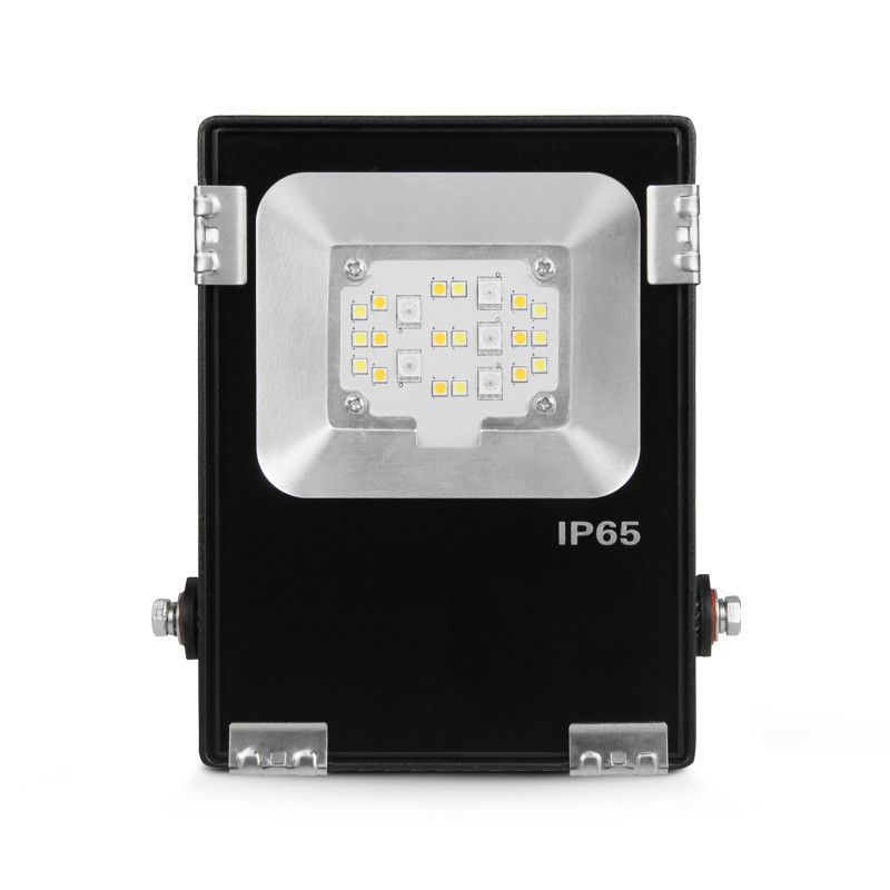 MIIDEX PROJECTEUR EXTÉRIEUR LED NOIR 230V 10W RGB+BLANC CCT IP65