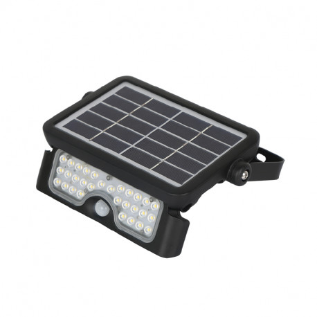 VISION EL PROJECTEUR EXTERIEUR LED SOLAIRE NOIR 5W 4000K IP65