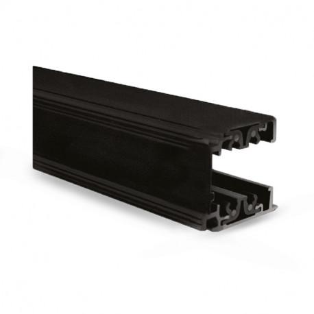 RAIL TRIPHASE POUR SPOTS LED NOIR 3 M