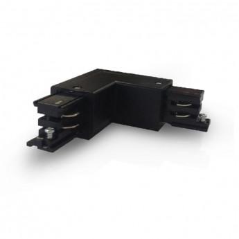 CONNECTEUR TRIPHASE COUDE L CIRCUIT EXTÉRIEUR GAUCHE NOIR
