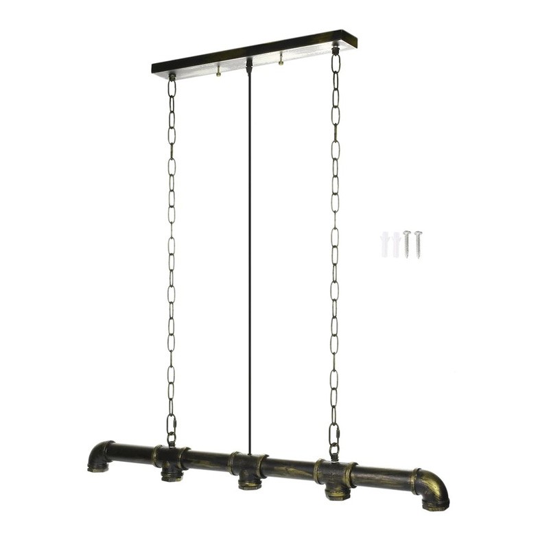SUSPENSION PLUMBER 5 EMPLACEMENT E27 CUIVRE