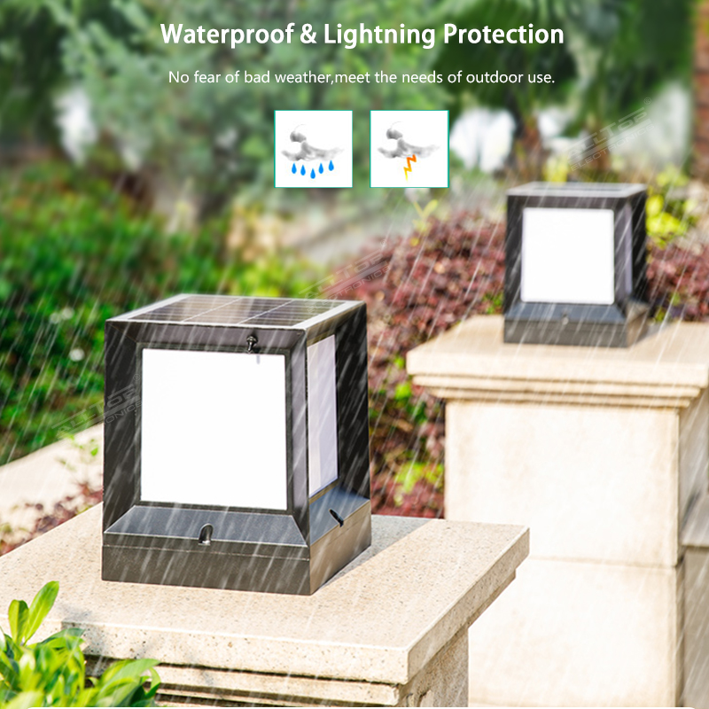 ALLTOP 5W SOLAR PILLER LIGHT