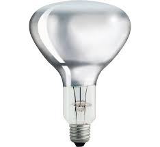 Ampoules Incandescence Infrarouges E27 G125 PHILIPS 375W - Température de Couleur : Infrarouge