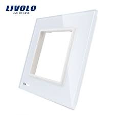 LIVOLO Plaque 1 prise blanche
