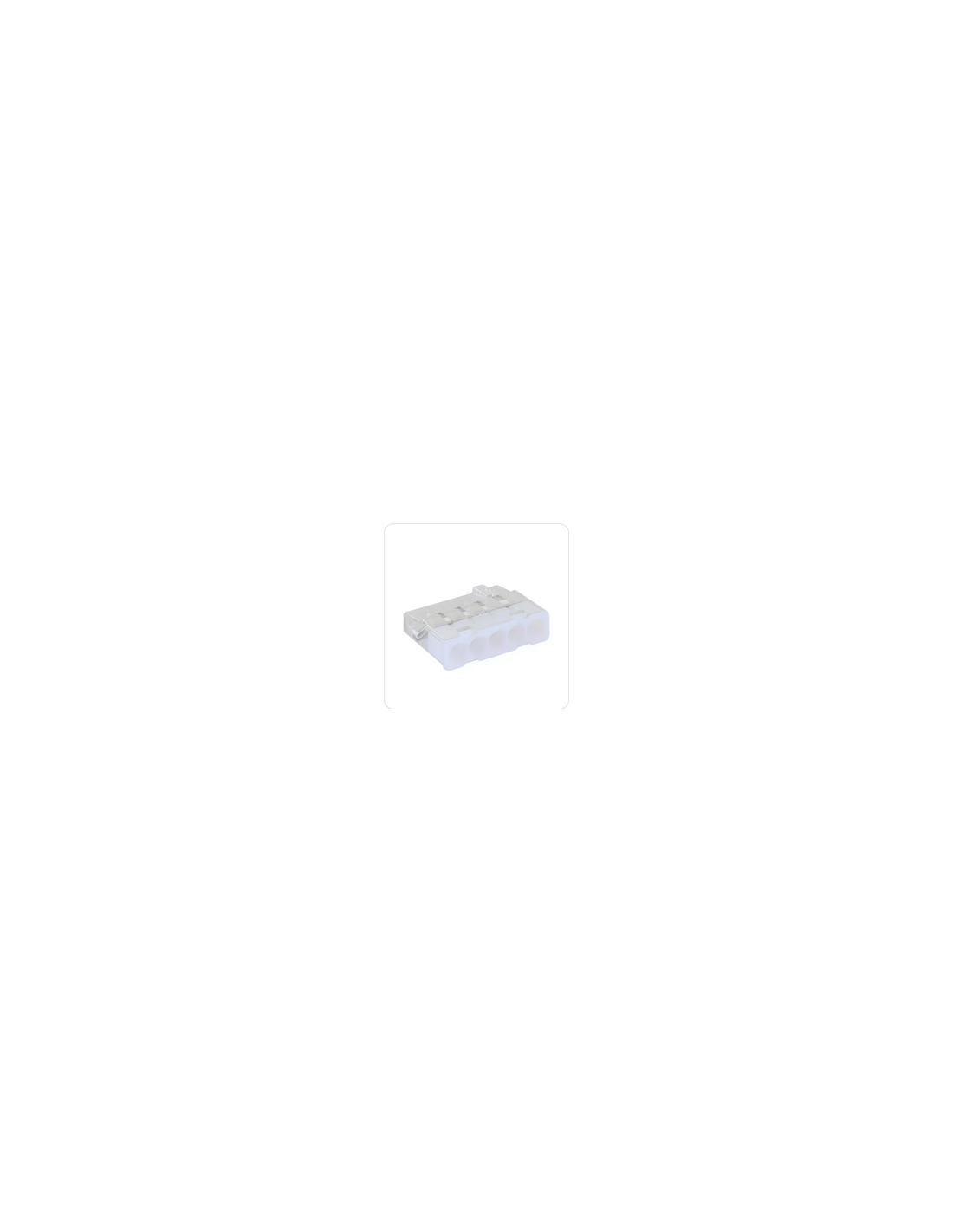 BLM BOITE DE CONNECTEUR MINI CONNEX 5 ENTREE GRIS Boite de 100/460150