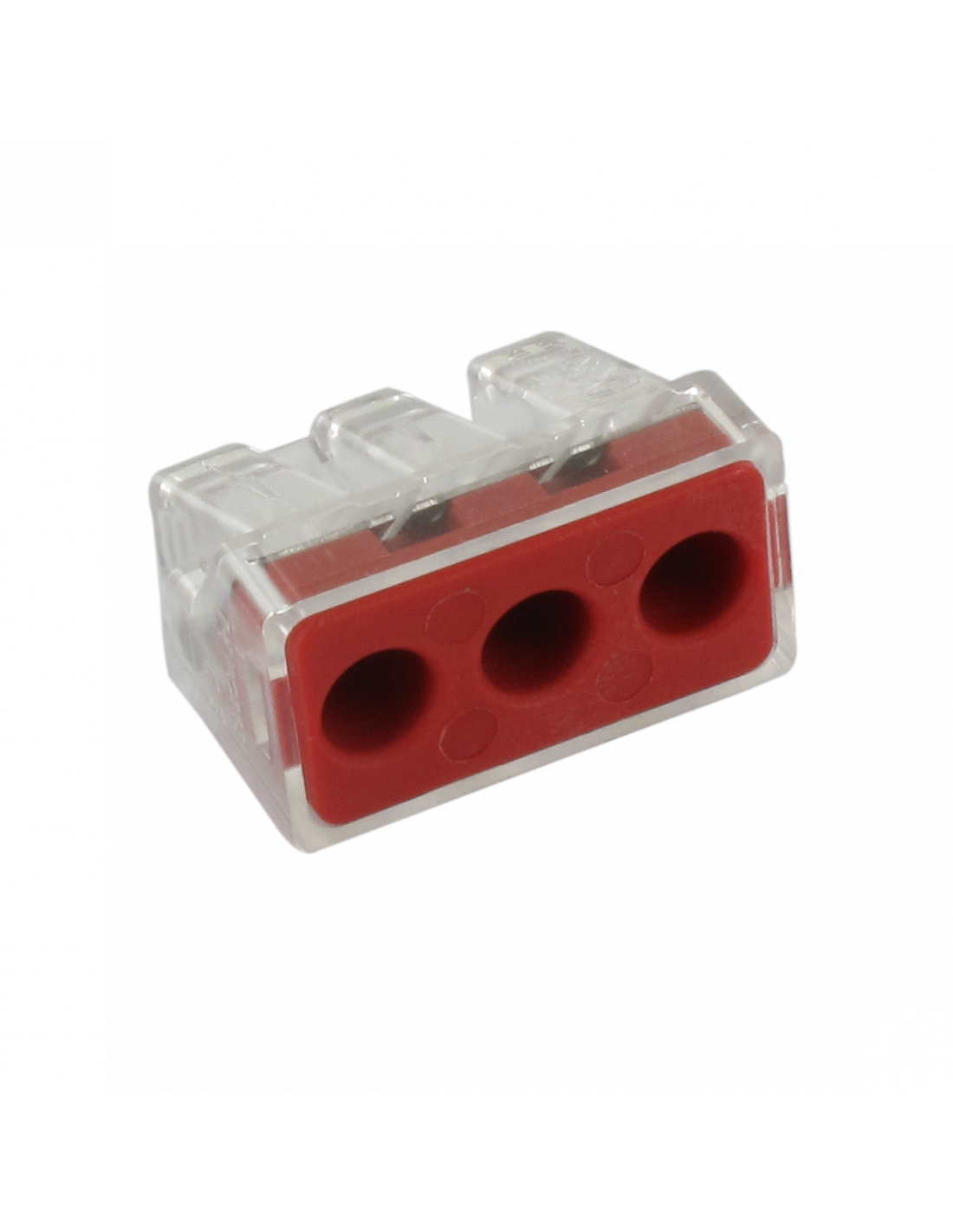 BLM CONNECTEUR 3 ENTREE ROUGE 6MM sachet de 25/463650