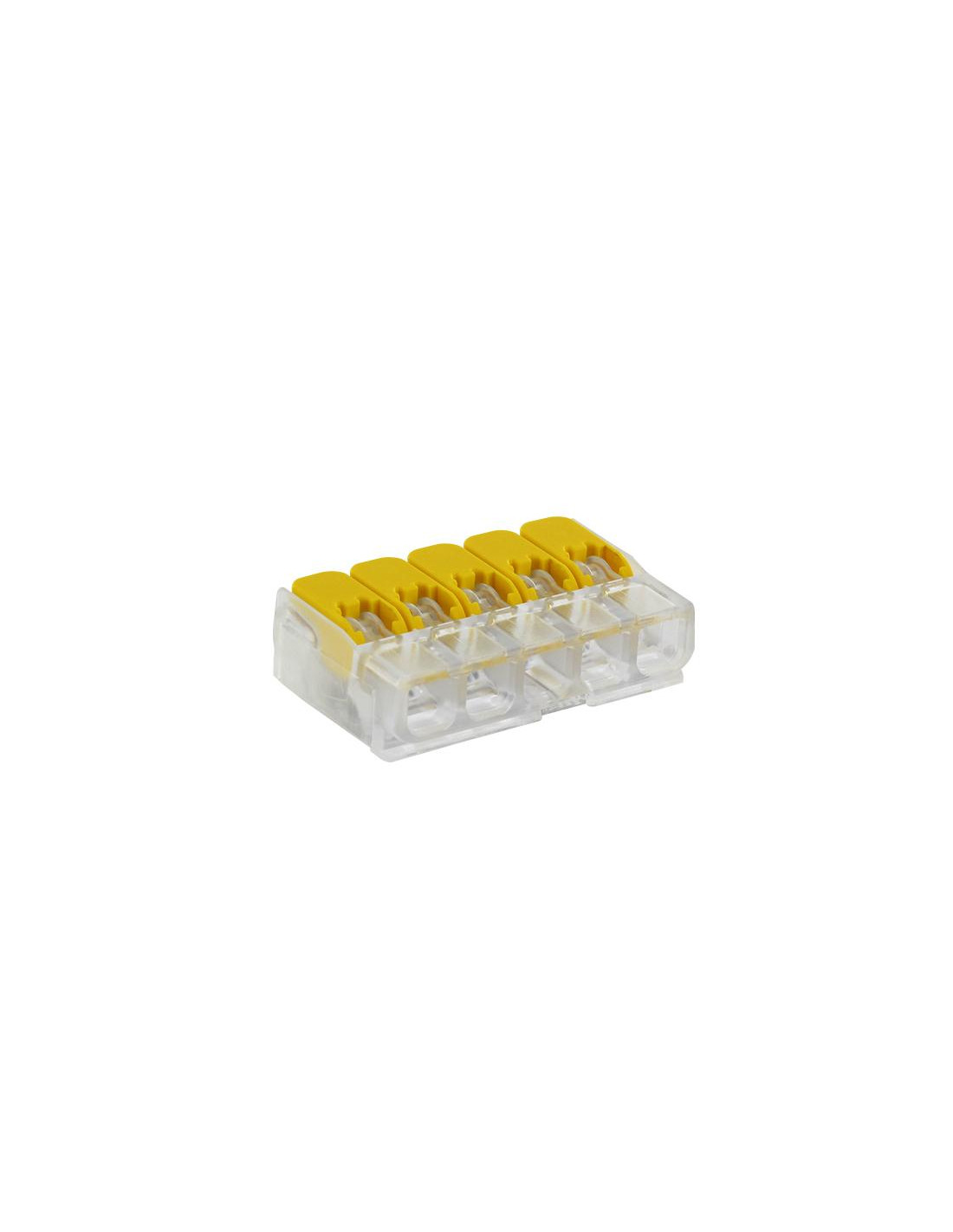 EASY CONNEX leviers jaune 5 entrées