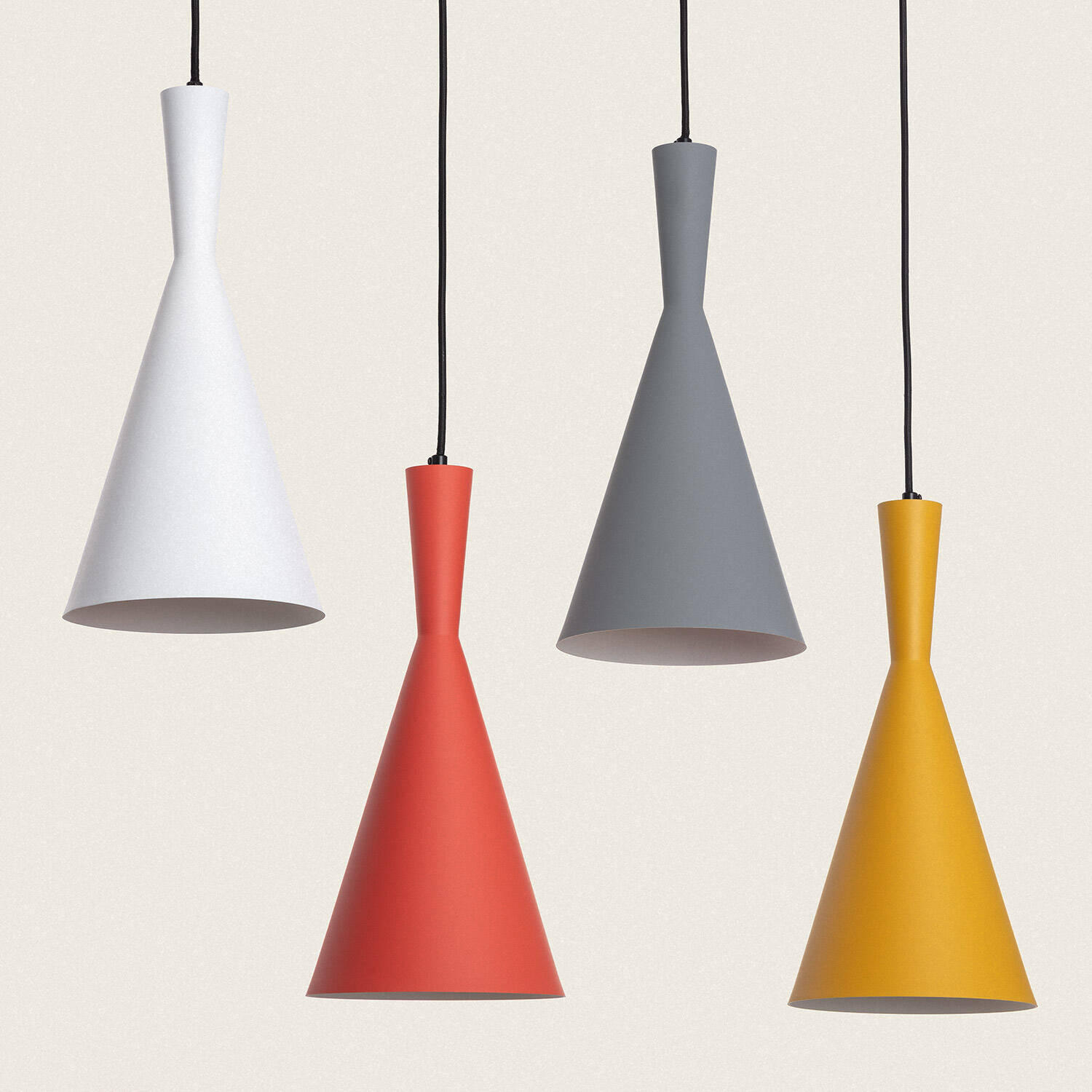 Suspension Métal Lennon Couleur doré