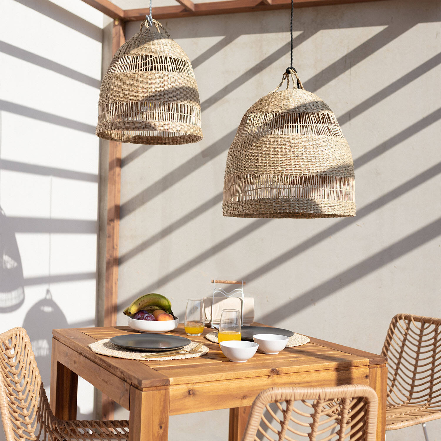 Suspension Fibres Naturelles Sparte Kapp ILUZZIA R726-W13