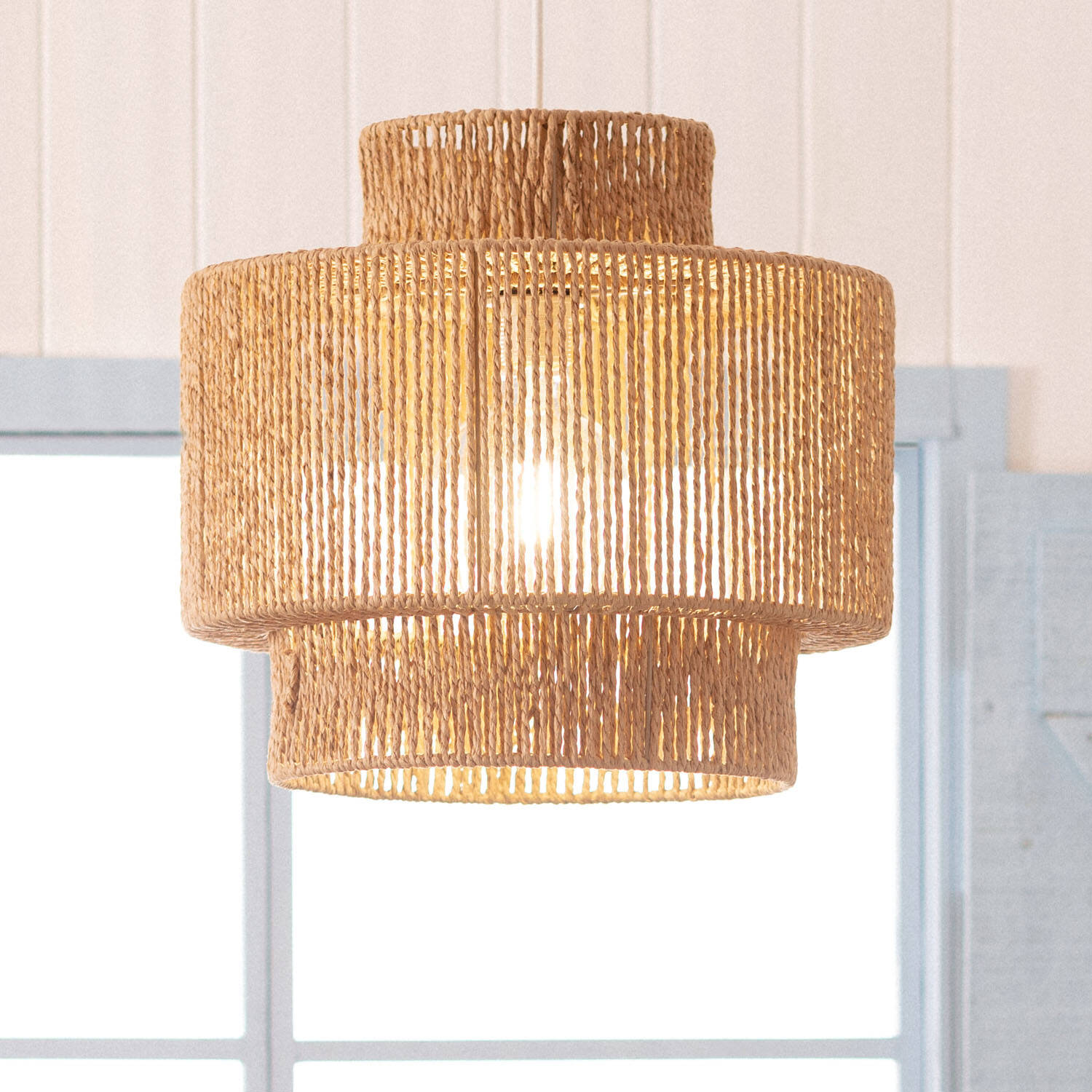 Suspension Papier Tressé Kena ILUZZIA R2105-W38