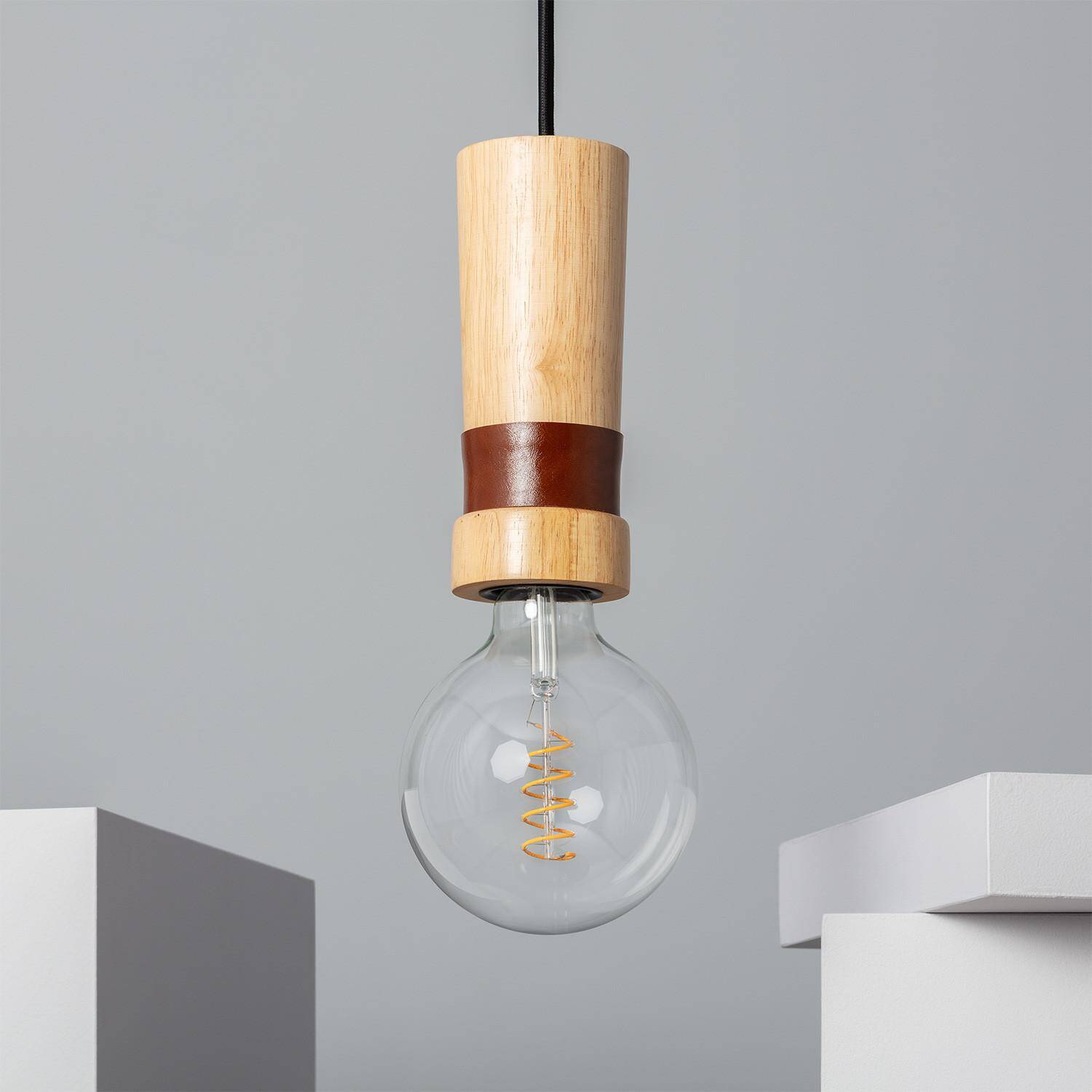 Suspension Bois Turia Couleur Naturelle