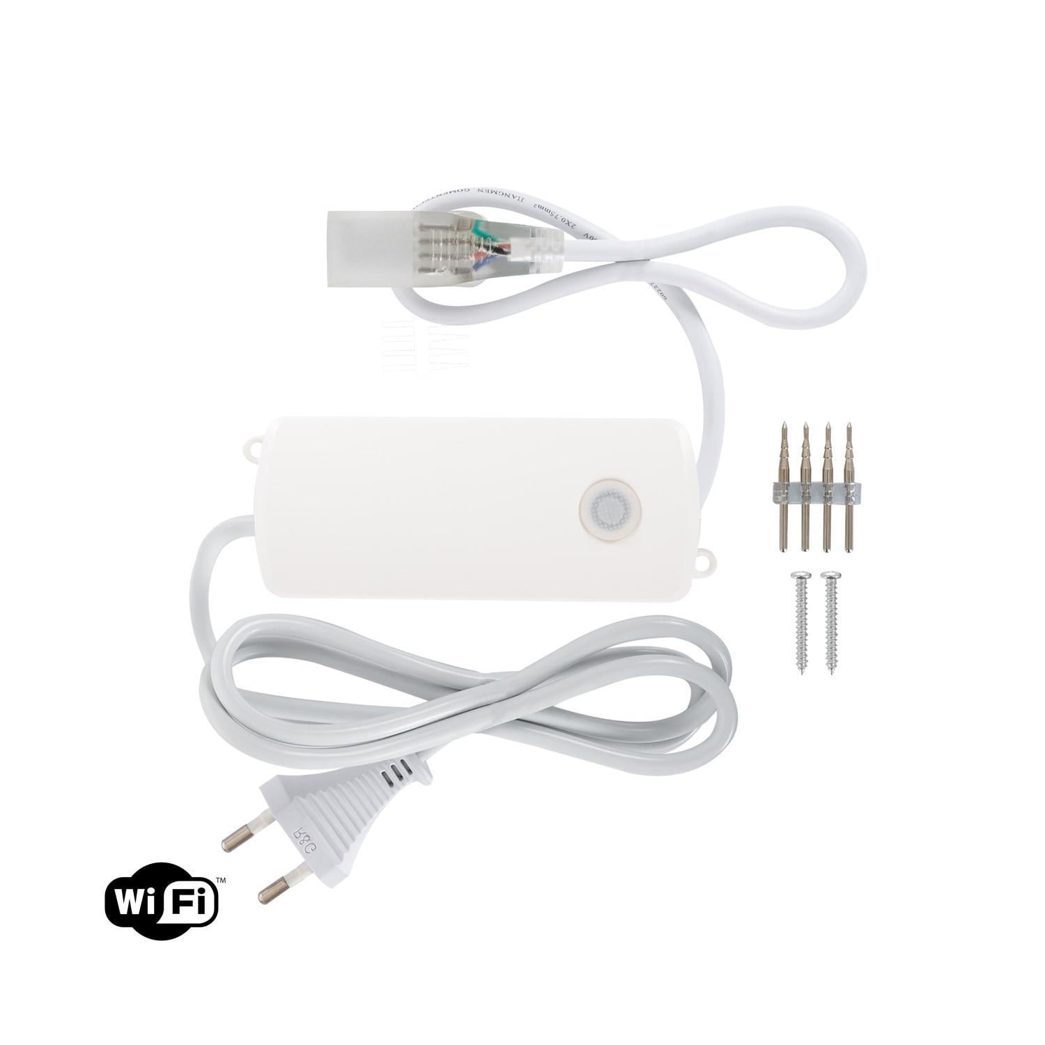 Contrôleur Ruban LED 220V AC WIFI IP65 /25cm RGB