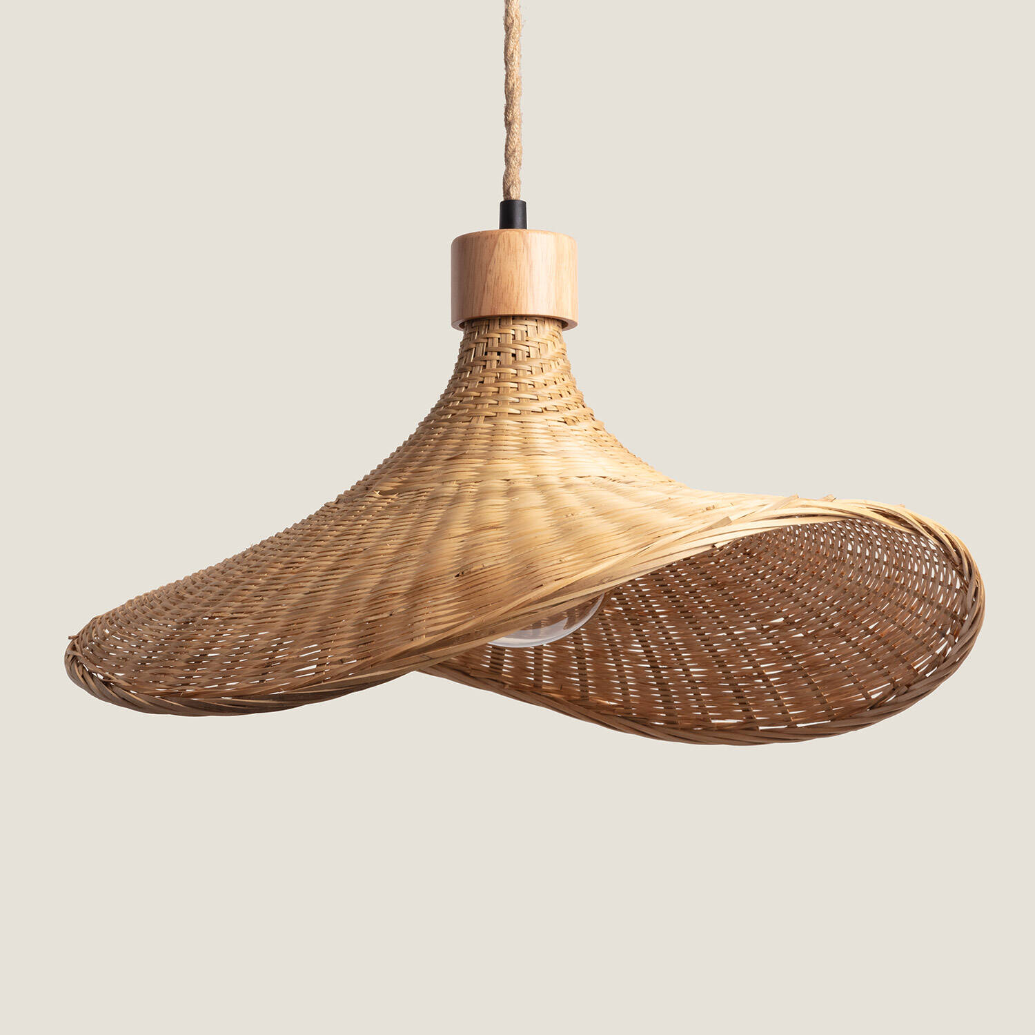 Suspension Bambou Kathu Sienet ILUZZIA R519-W09