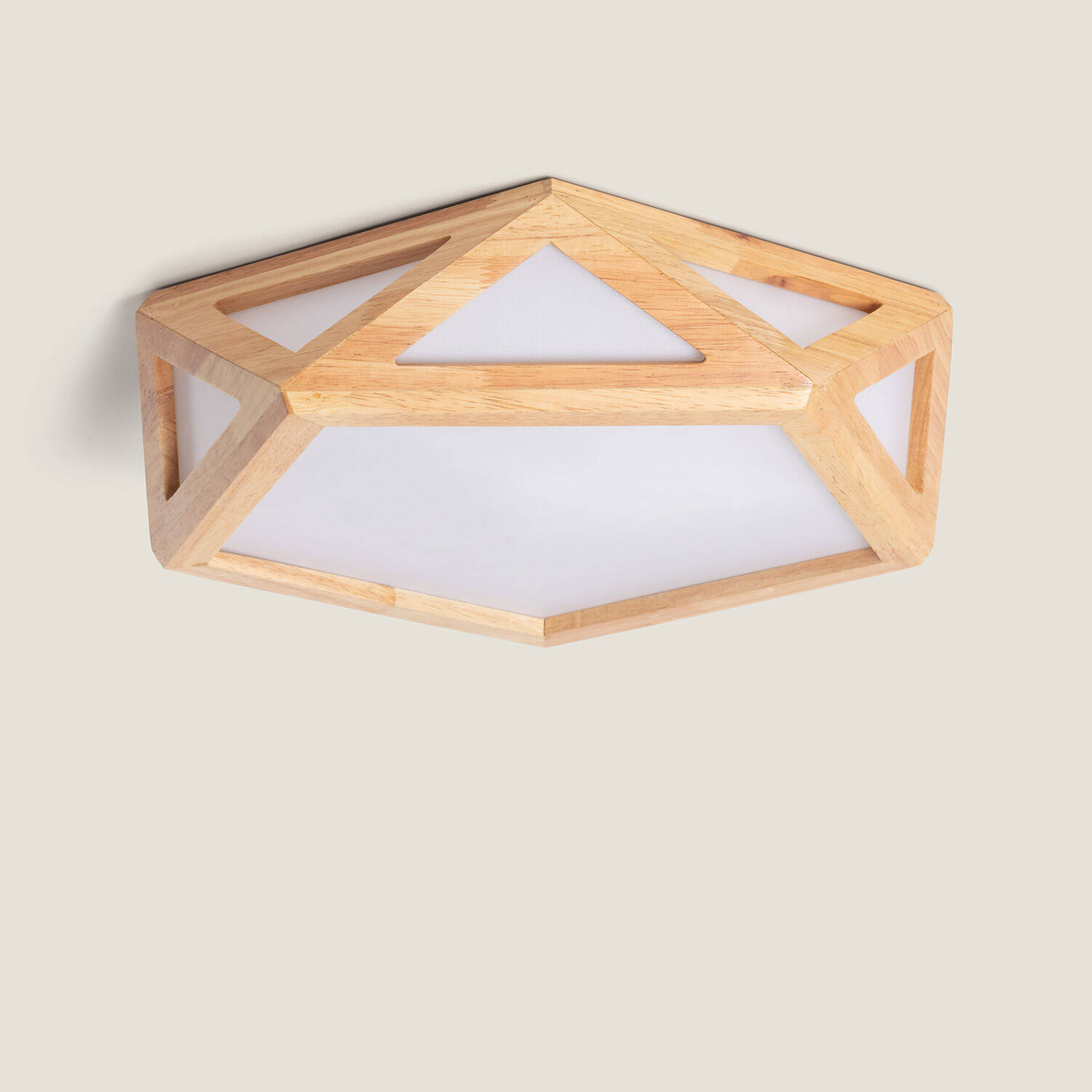 Plafonnier LED Bois CCT Sélectionnable Altigen 20W R2367-W40