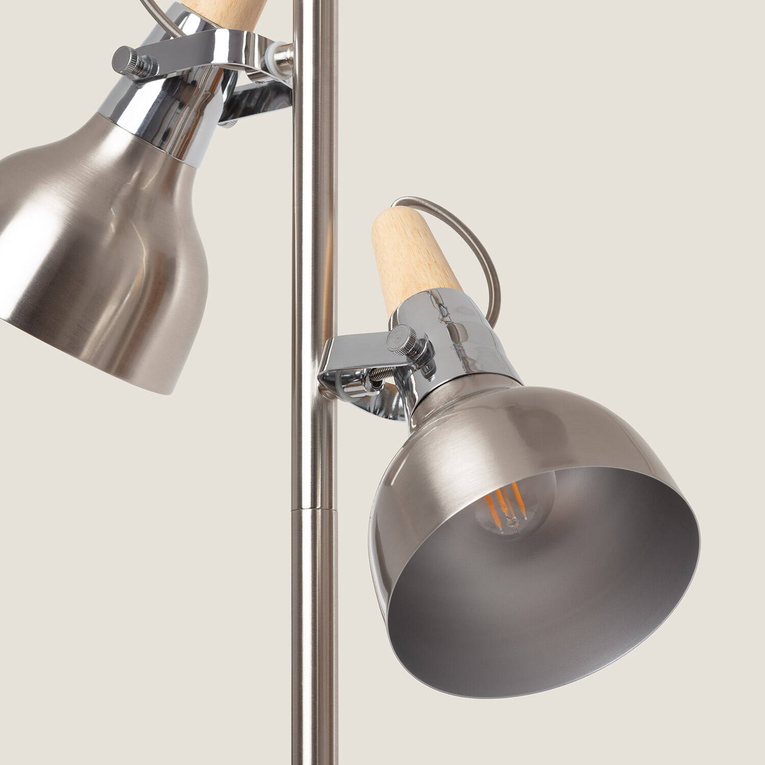 Lampadaire Valenta Argent