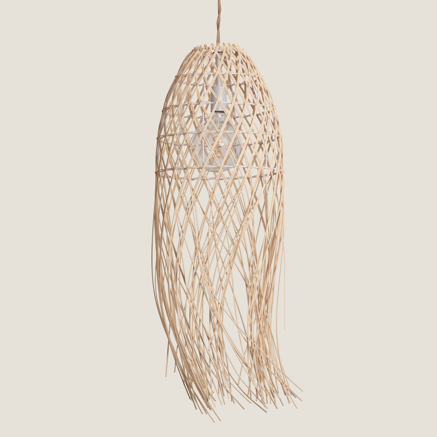 Suspension Osier Fuyang ILUZZIA Couleur Naturel - R2108-W38