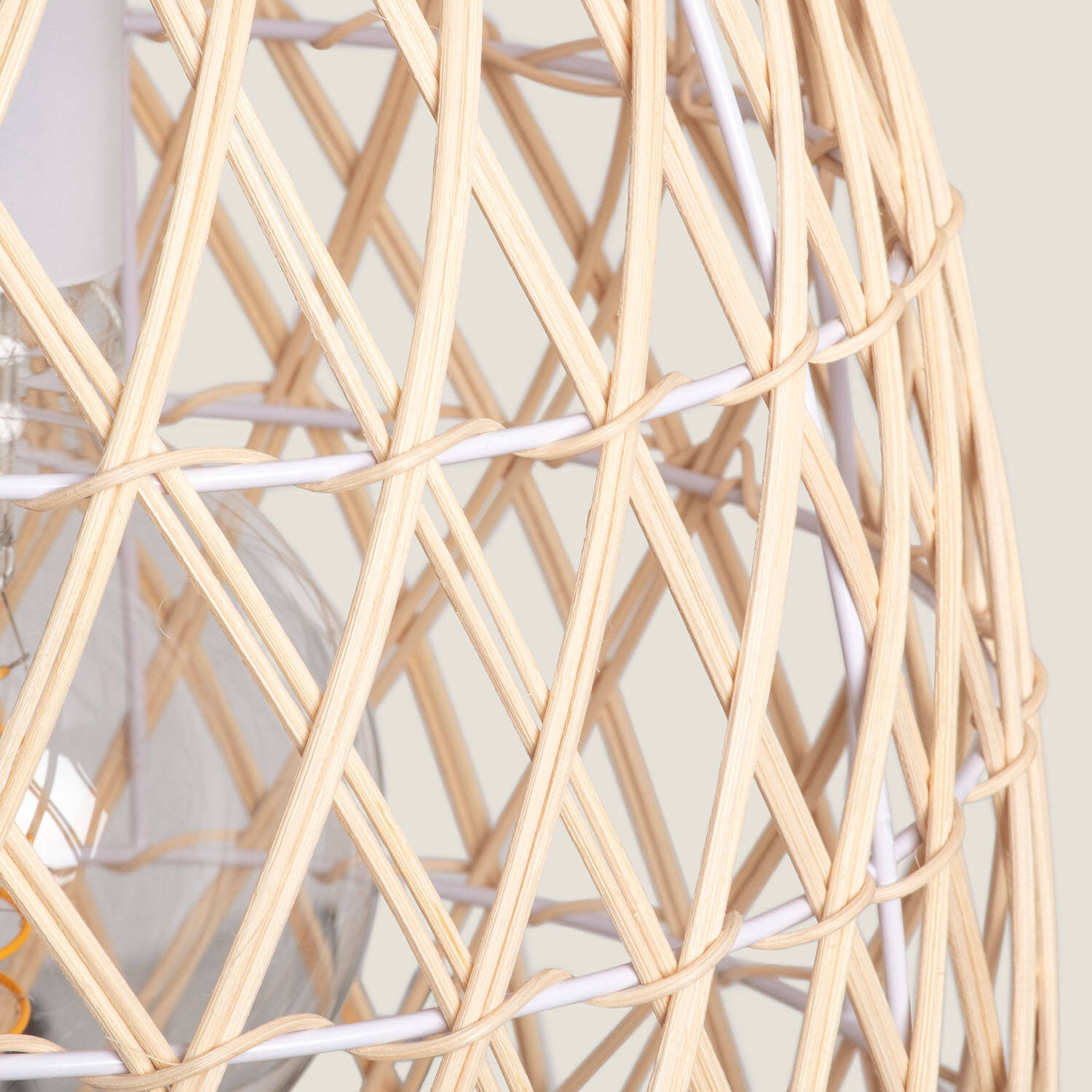 Suspension Osier Fuyang ILUZZIA Couleur Naturel - R2108-W38