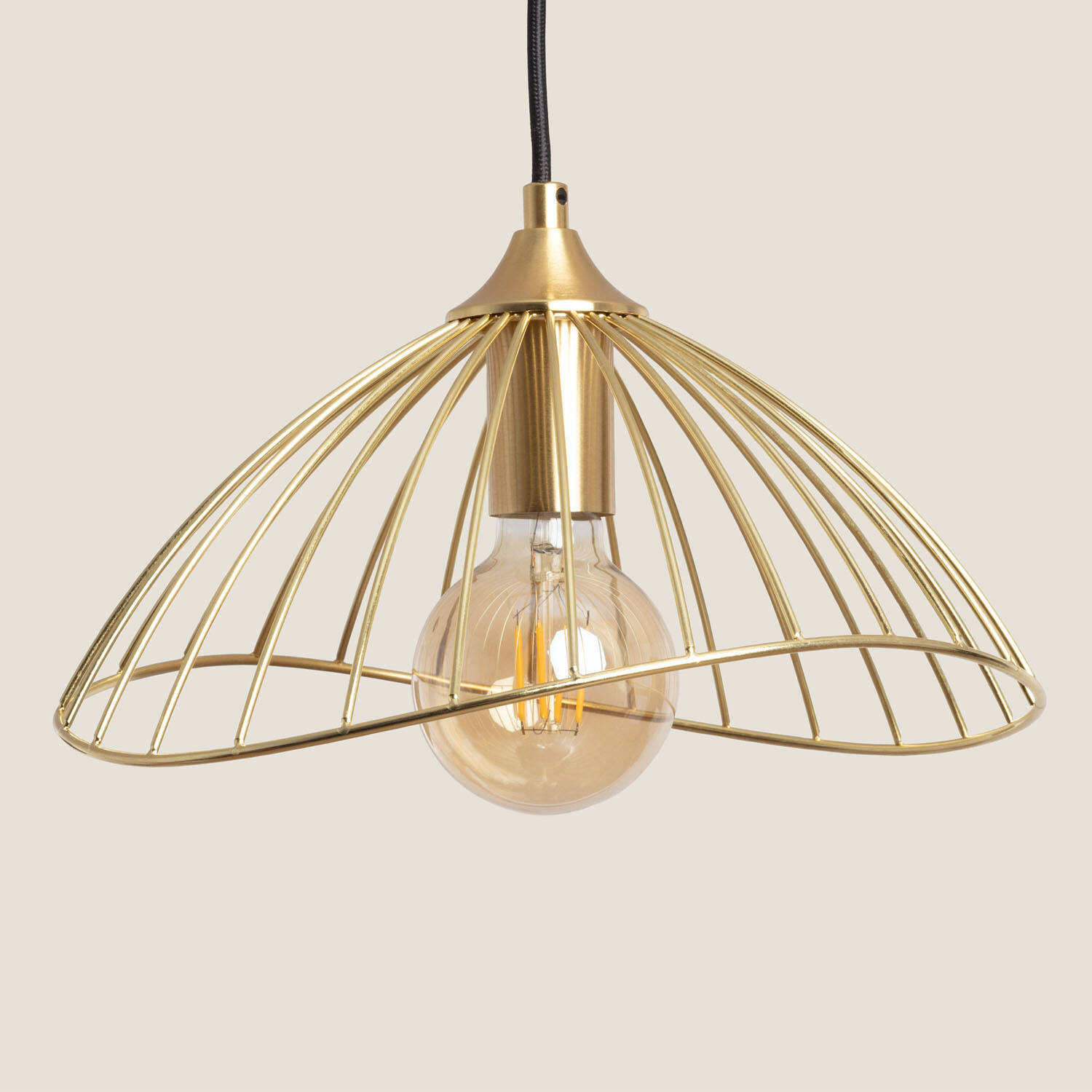 Suspension Métal Kibanda Alfarb Couleur Noire R2342-W40