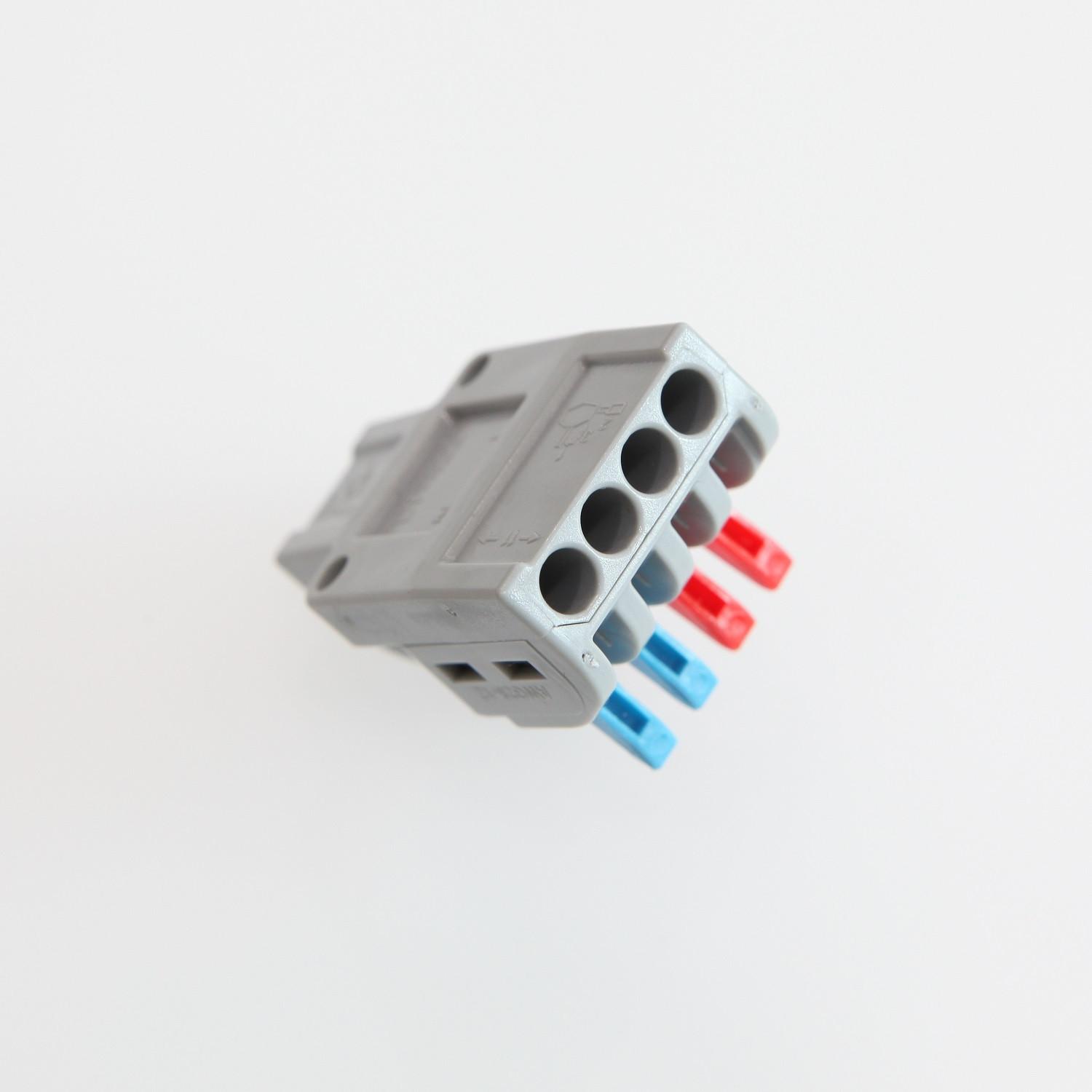 Connecteur Rapide 4 Entrées et 2 Sorties SPL-42 pour Câble Électrique de 0.08-4mm²