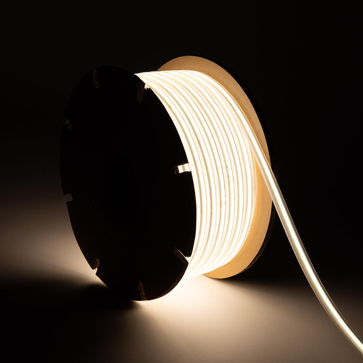 Bobine de Ruban LED Dimmable 220V SMD2835 50m 4000K 12mm