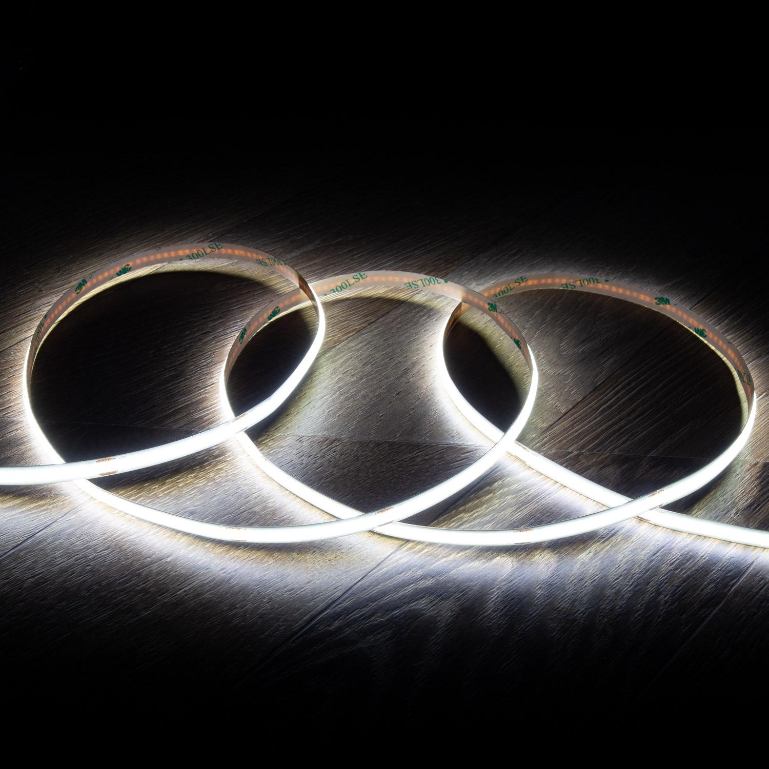 Ruban COB 24V DC 320 LED/M 5m IP20 6000K