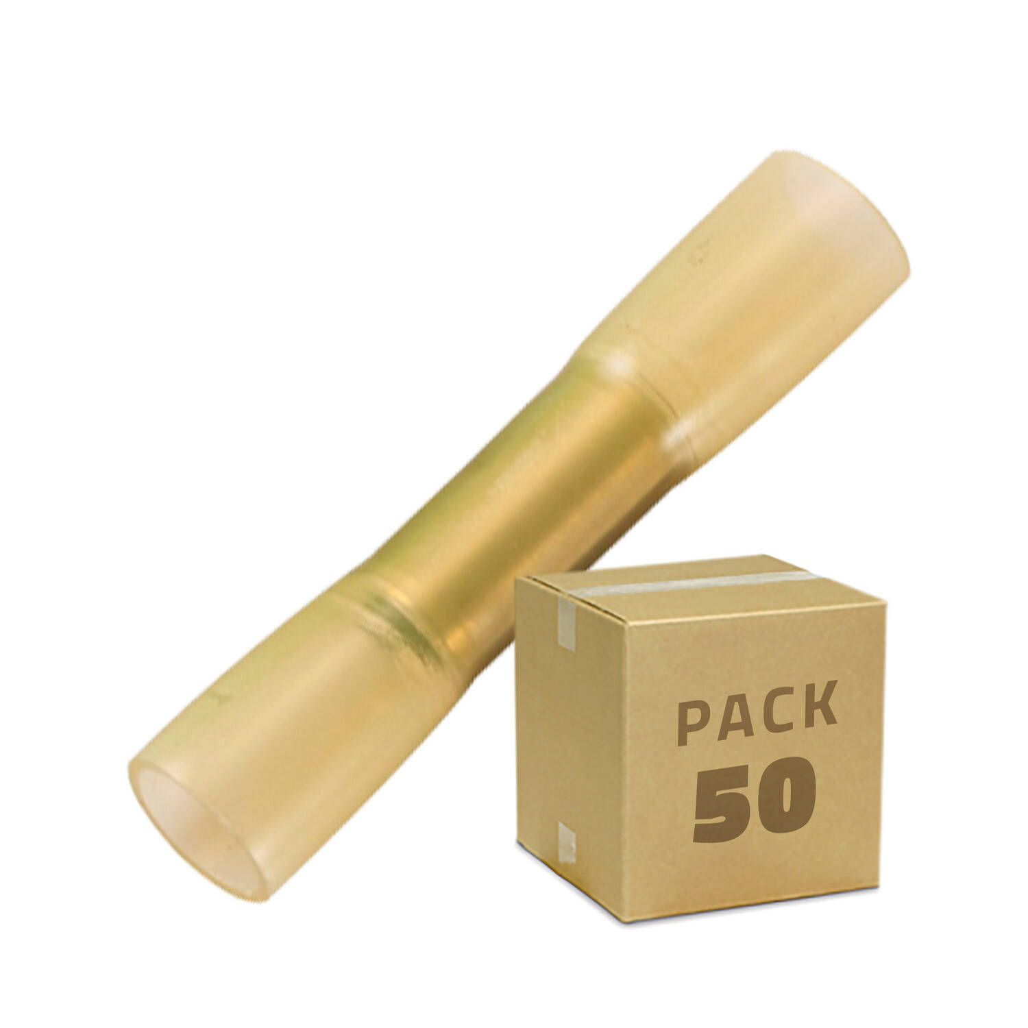 Cosse de connection Termoretractable BHT 5 Jaune - Pack de 100