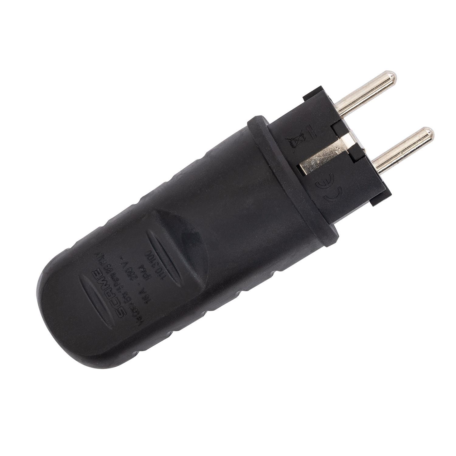 SCAME Fiches Mâle Type F-E 2P+T 16A 250V AC