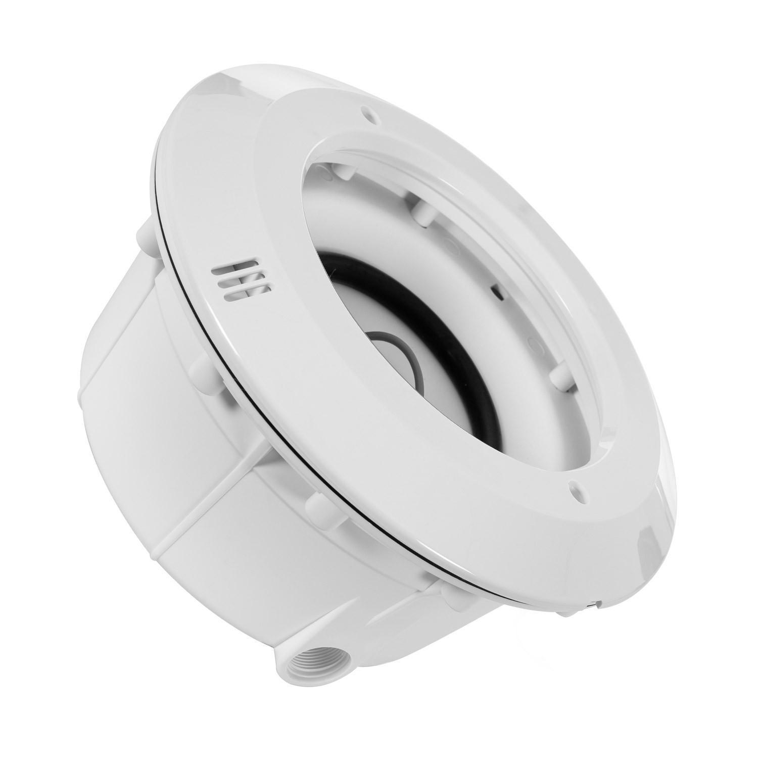 Niche Encastrable pour Ampoule Piscines PAR56 IP68 Béton et Liner - Couleur : Blanc R3537-W50