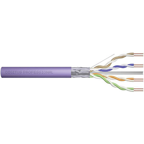 MICRO TECH BOBINE CABLE RIGIDE CAT6 F/UTP 4P 250MHZ CLASS Eca LSOH 305M VIOLET