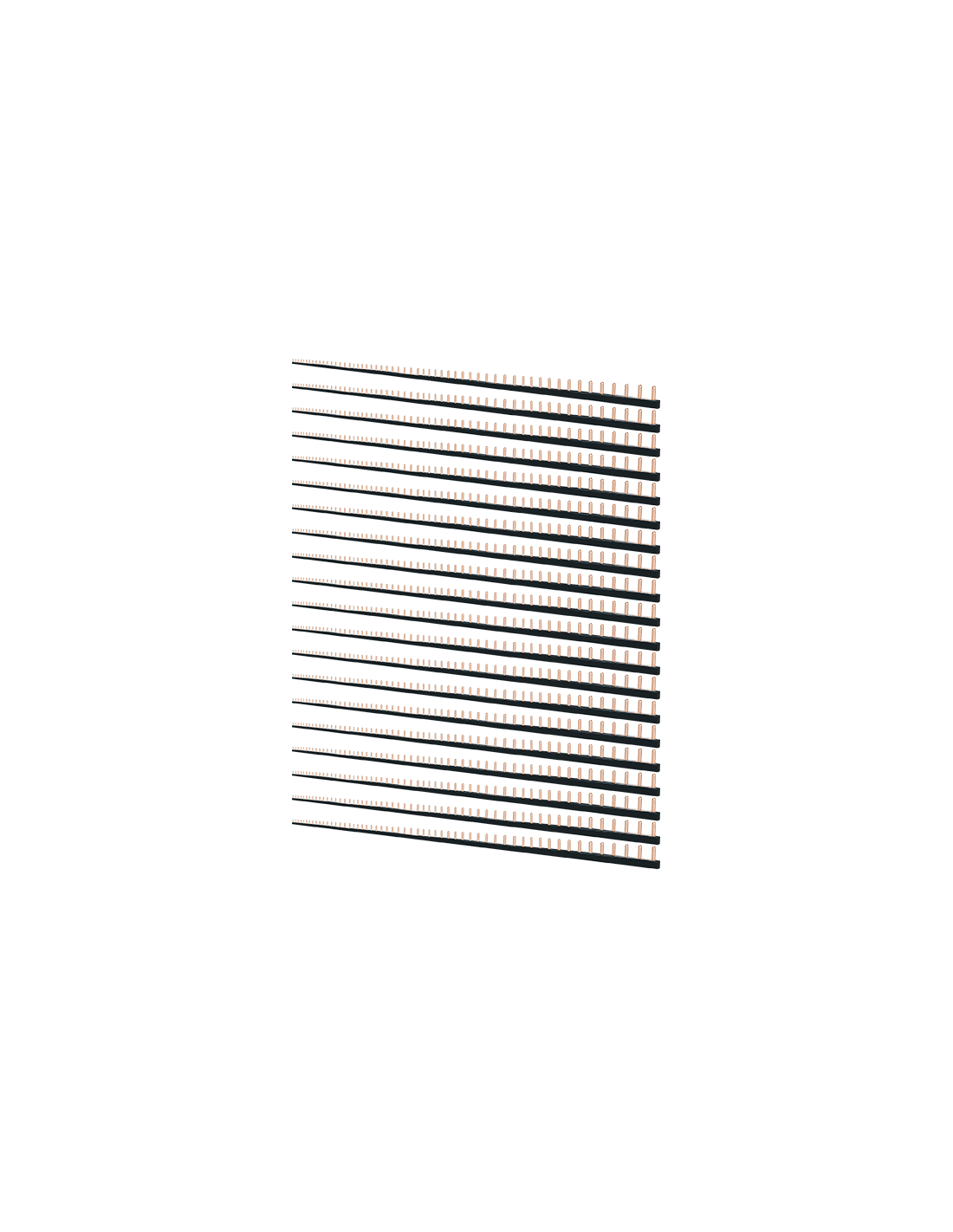 Eur'ohm Peigne 1m 56 modules