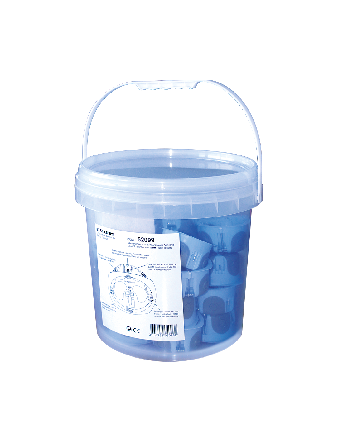 BOITE AIR'METIC DIAM 67 PROF 40 seau de 25