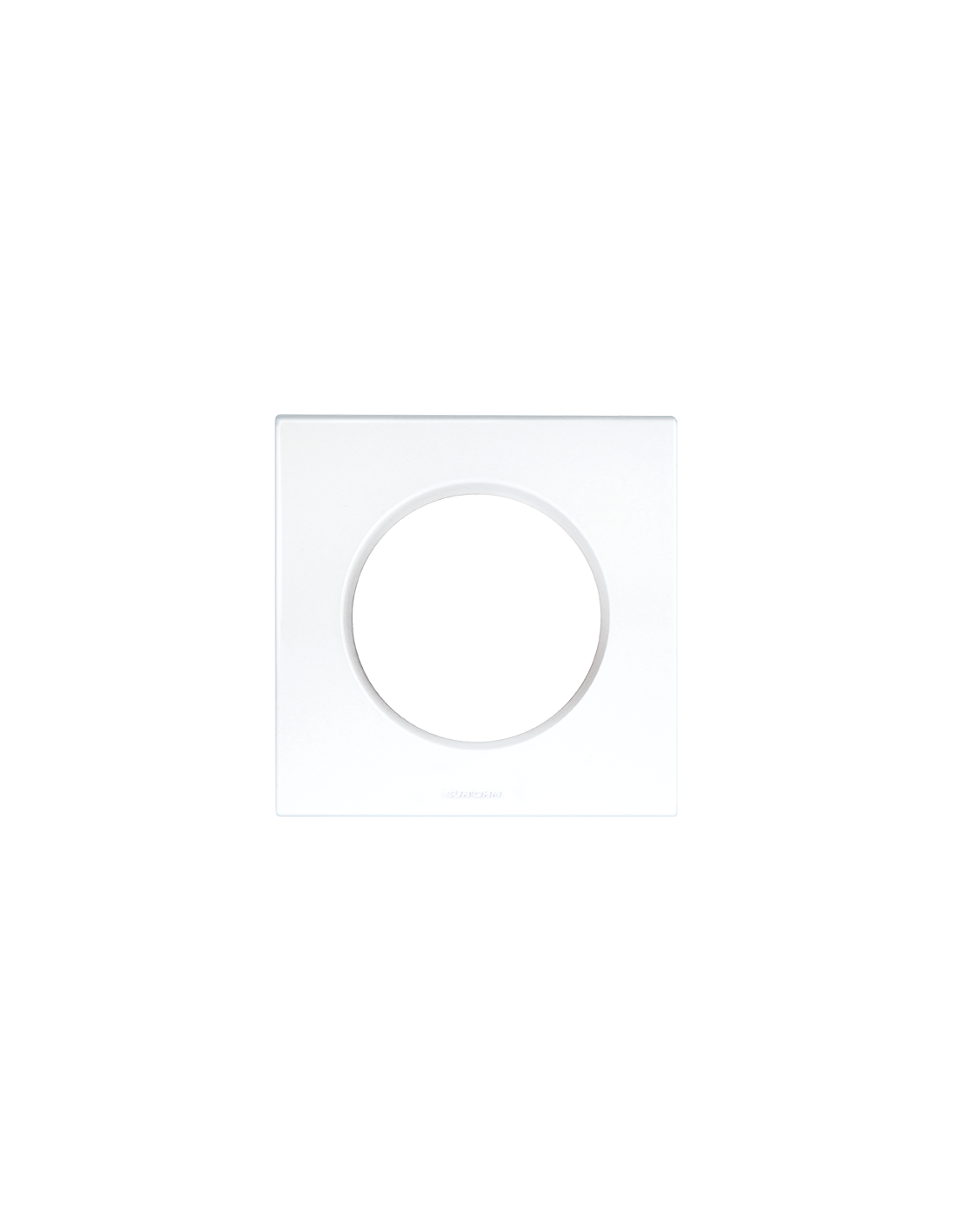 EUR'OHM SQUARE PLAQ BLC 1P