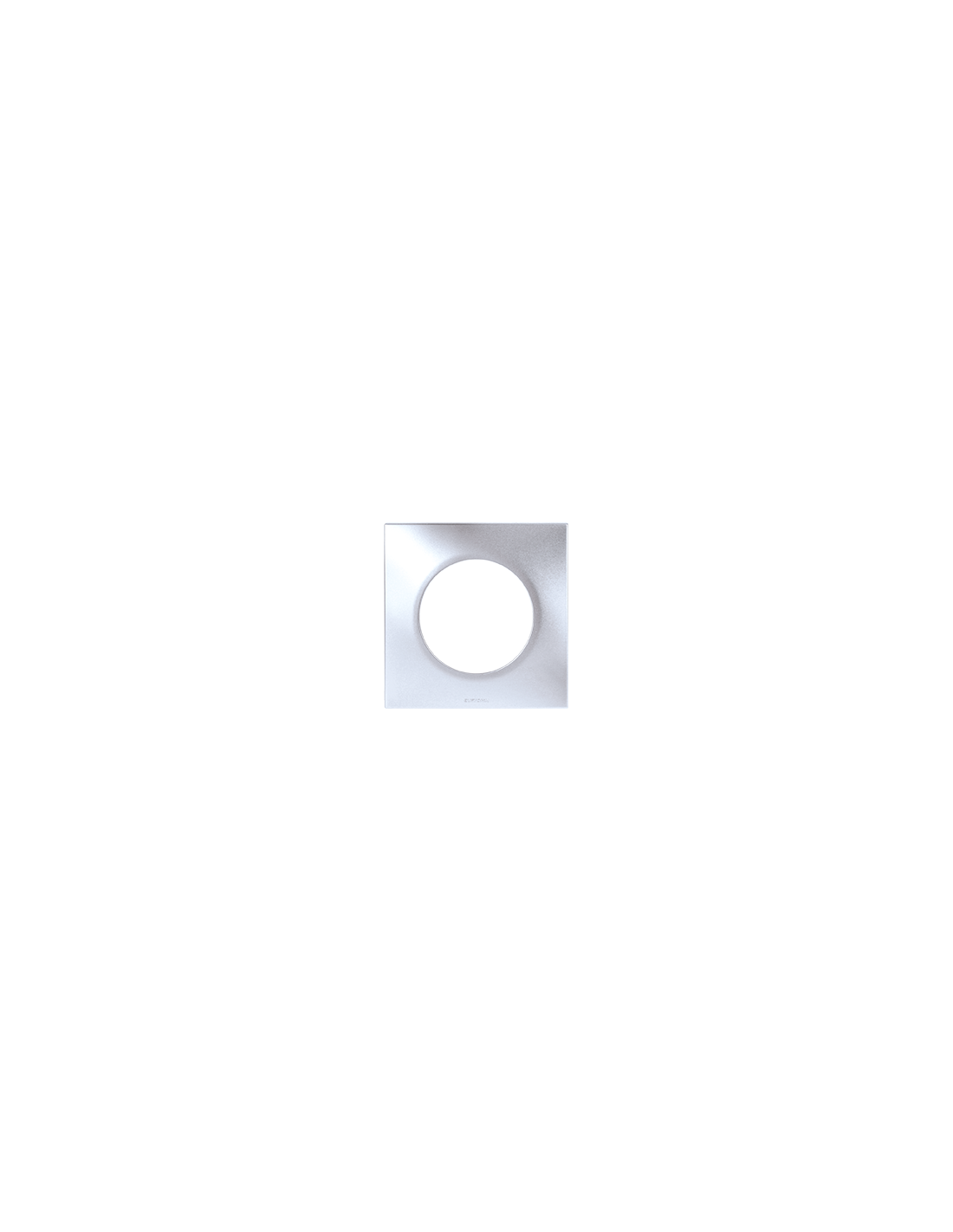 EUR'OHM SQUARE PLAQ SILVER 1P