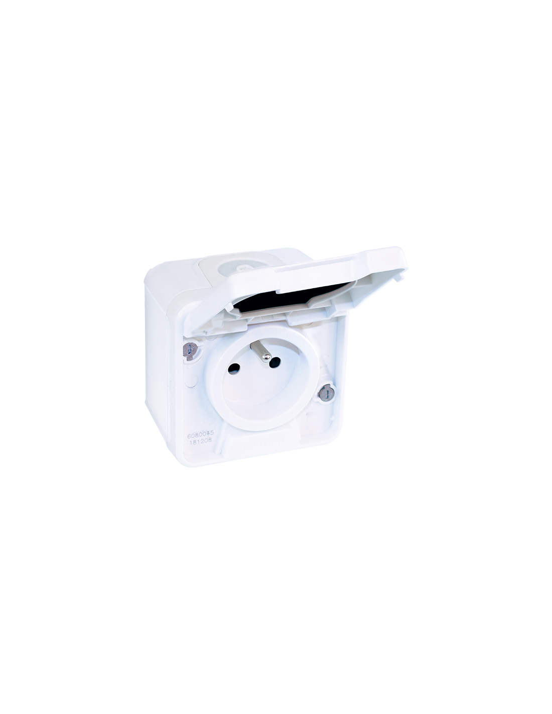 EUR'OHM OXXO PC 2P+T BLANC SAILLIE IP55