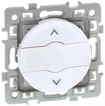 EUR'OHM DUNE INTERRUPTEUR VOLET ROULANT BLANC - SAILLIE