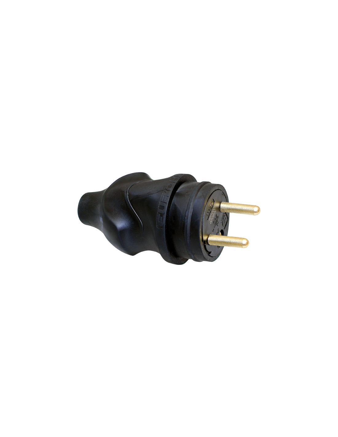 Eur'ohm Fiche 16 A Caoutchouc IP44