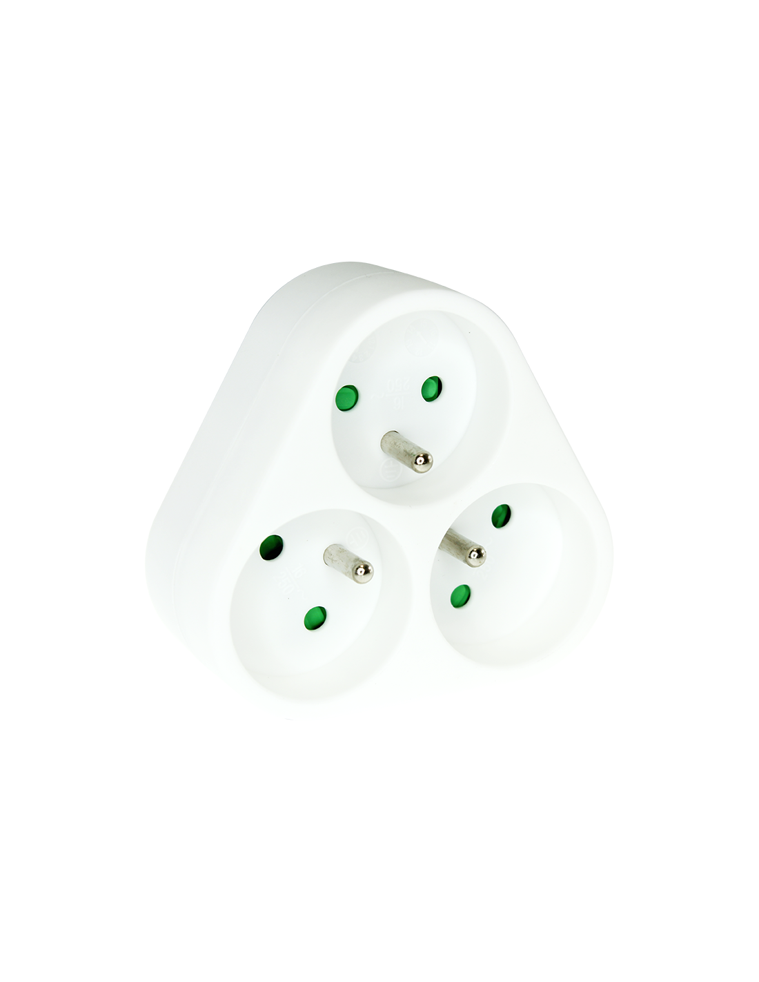 EUR'OHM TRI 16A TIRANGLE BLANC
